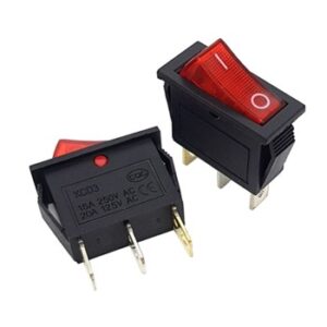 کلید راکر باریک چراغدار